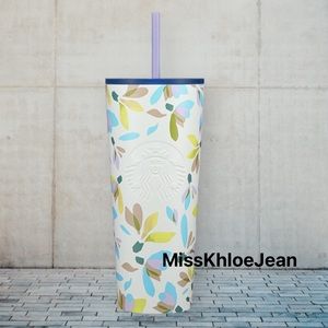 Starbucks 2023 Floating Snowdrop Venti Cold Cup Tumbler